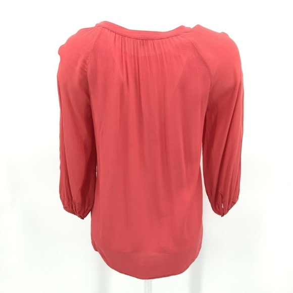 Banana Republic 3/4 Sleeve Button Up Top Sz XS - Picture 3 of 6